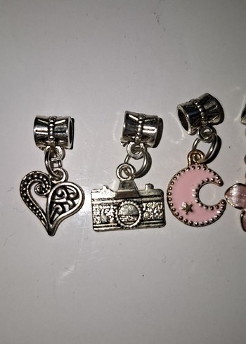 Renkli Boncuklu Kadın Charm Seti - Görsel 5