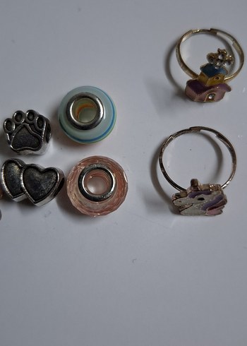 Renkli Boncuklu Kadın Charm Seti - Görsel 8