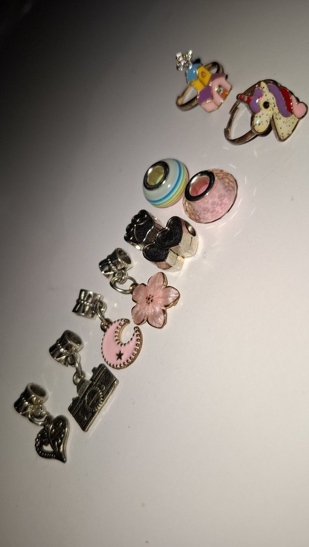 Renkli Boncuklu Kadın Charm Seti - Görsel 4