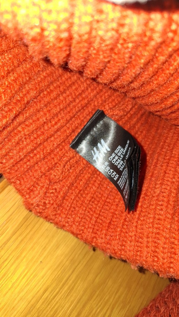 TURUNCU Örgü Bere ve Boyunluk Seti - Görsel 3