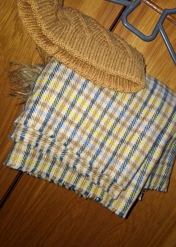 Hardal sarısı ATKI BERE SETİ - Görsel 3