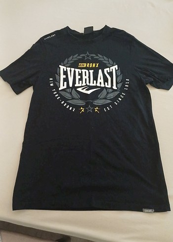 Everlast Siyah Baskılı Erkek Tişört