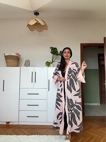 universal Beden mor Renk Flow by Saba Tümer Kimono