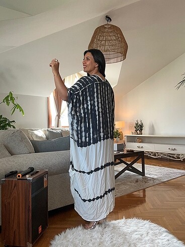 universal Beden Bali?den alınmış cepli kimono
