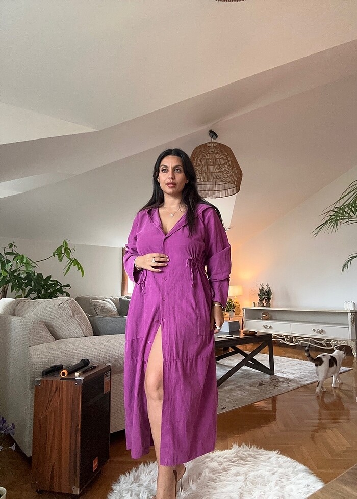 italyan marka gömlek , kapişonlu elbise - Görsel 2