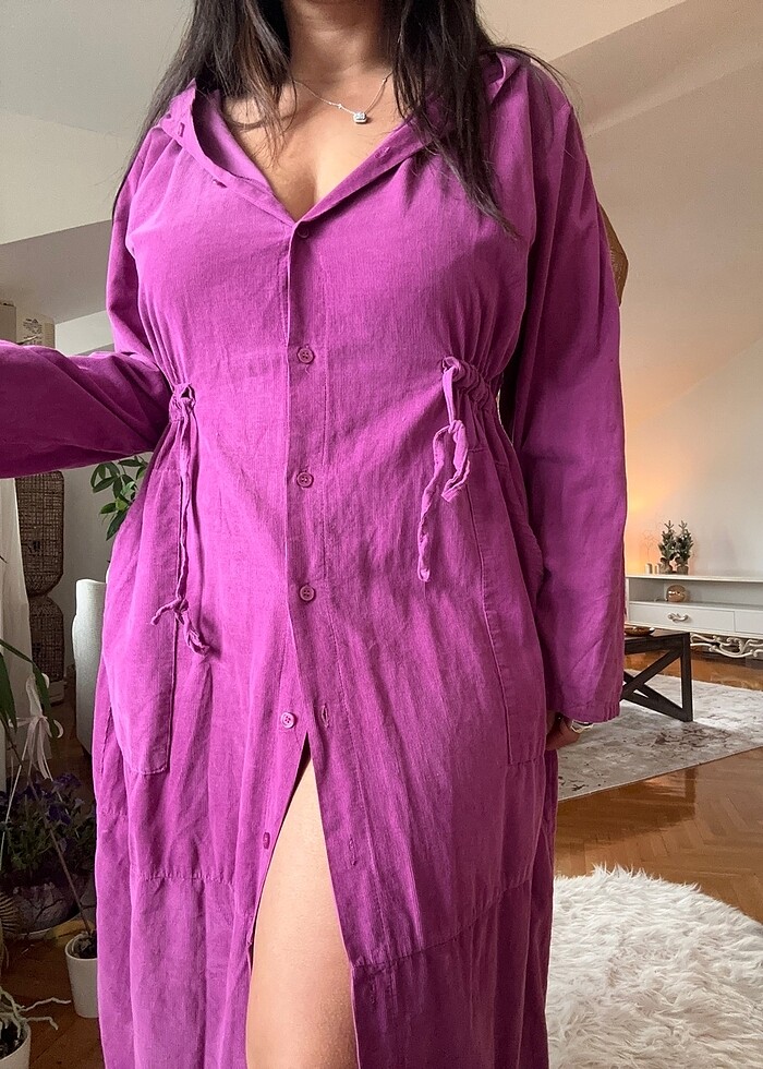 italyan marka gömlek , kapişonlu elbise - Görsel 4