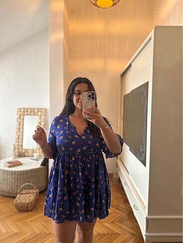 Park Moda mavi kısa elbise - Görsel 8