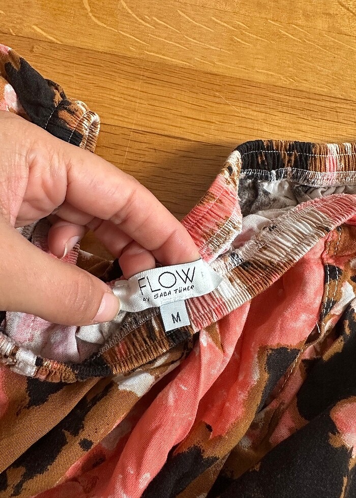 Flow by Saba Tümer çift yırtmaç etek - Görsel 4