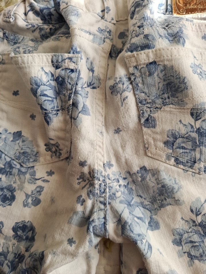 Bohem Çiçek Desenli Pamuklu Kız Şortu - Görsel 3