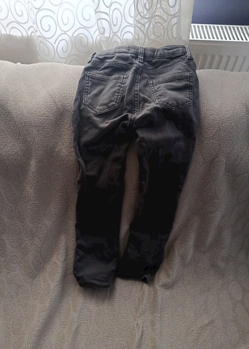 kız Çocuk Gri Denim Pantolon - Görsel 2