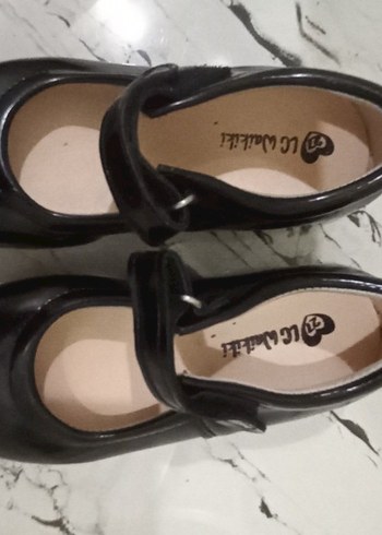 Kız Çocuk Siyah Tokalı Babet Ayakkabı - Görsel 2