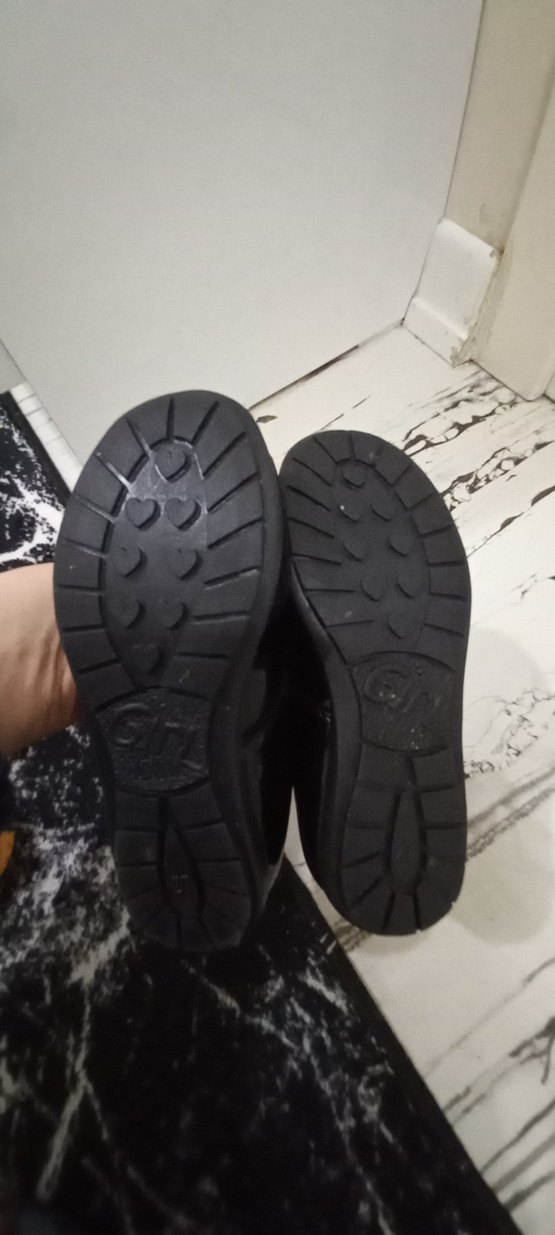 Kız Çocuk Siyah Tokalı Babet Ayakkabı - Görsel 4