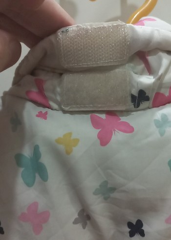 Kız Çocuk Desenli Kapüşonlu Yelek - Görsel 4