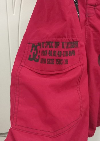 Kırmızı Bağcıklı Erkek Deniz Şortu - Görsel 5