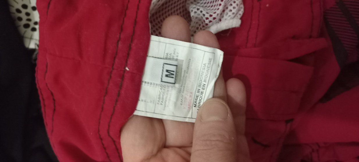 Kırmızı Bağcıklı Erkek Deniz Şortu - Görsel 2