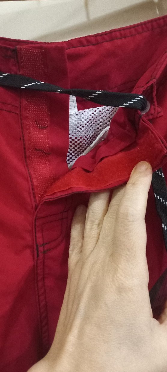 Kırmızı Bağcıklı Erkek Deniz Şortu - Görsel 4