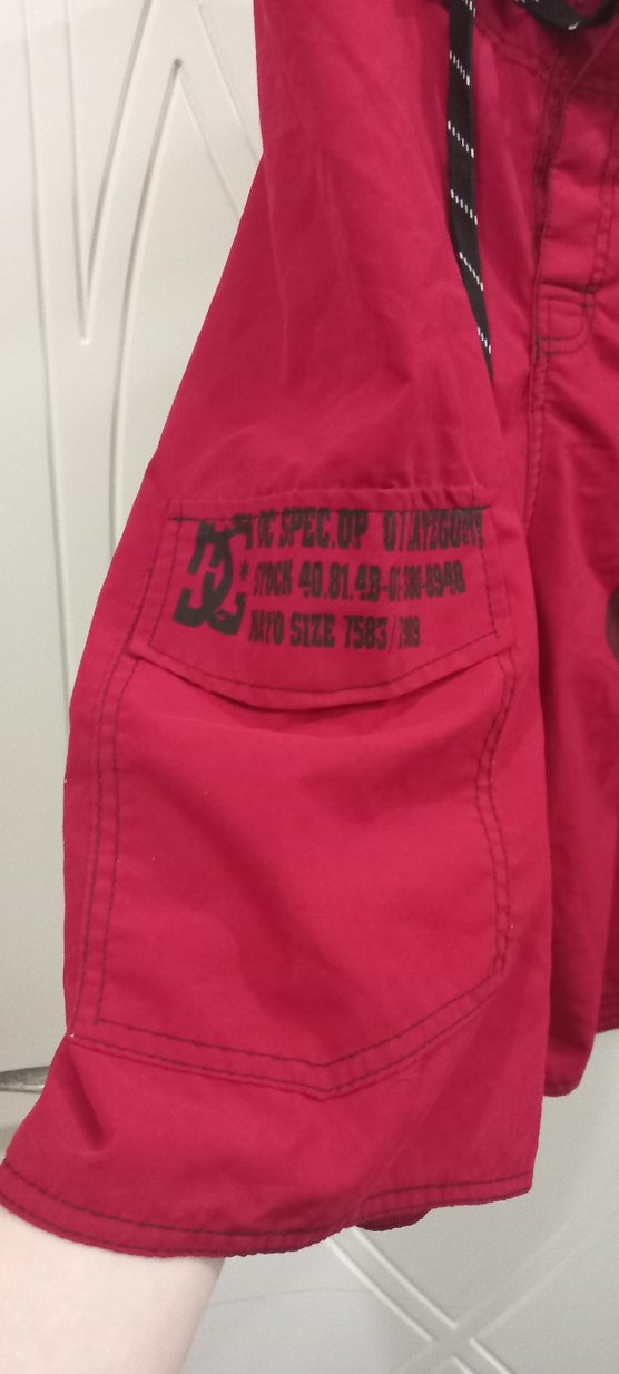 Kırmızı Bağcıklı Erkek Deniz Şortu - Görsel 5