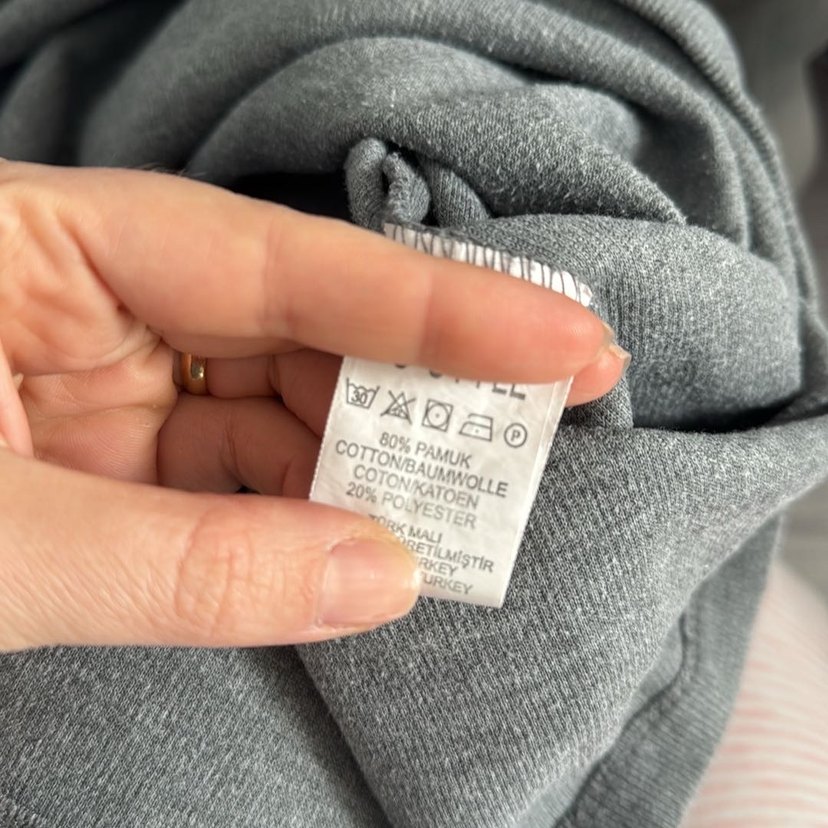 Gri Yüksek Yakalı Kadın Midi Elbise - Görsel 3