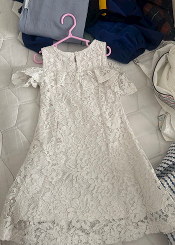 Kız çocuk güpür elbise - Görsel 2