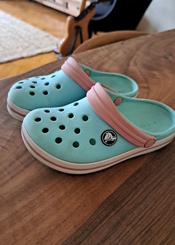 Tokalı Turkuaz Kız Terliği - Görsel 2