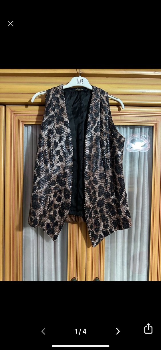 Yılan Desenli Uzun Kesim Kadın Yelek kadın deri yelek - Görsel 5