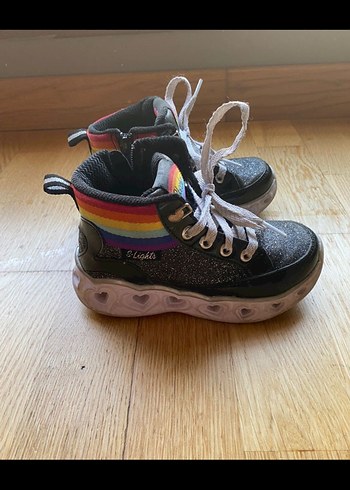 Kız Çocuk Çok Renkli Velcro Bağcıklı Spor Ayakkabı skechers