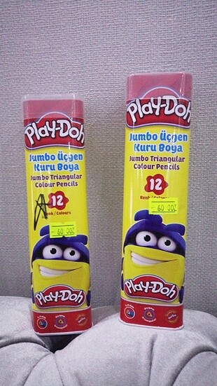 Play-doh jumbo üçgen kuru boya