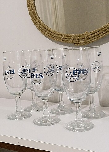 Efes Bira Bardağı Orjinal Antika - Görsel 3