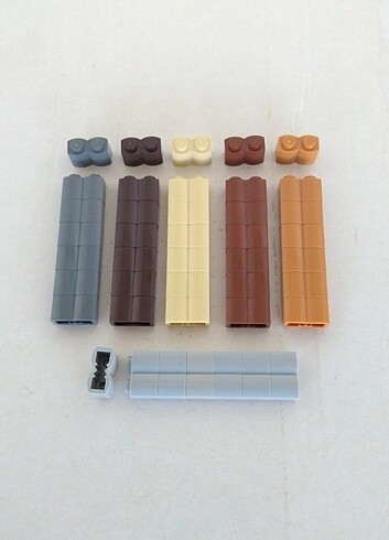 Lego Kütük Desenli 1x2 / 7 Adet fiyatıdır 