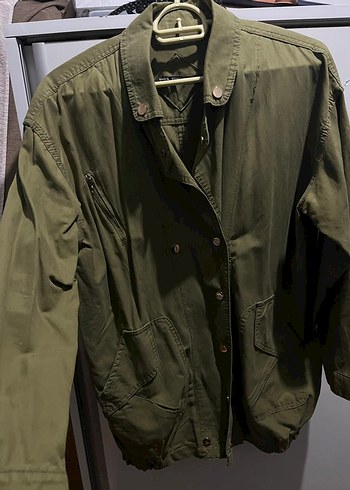 Kadın yeşil ceket - Görsel 2