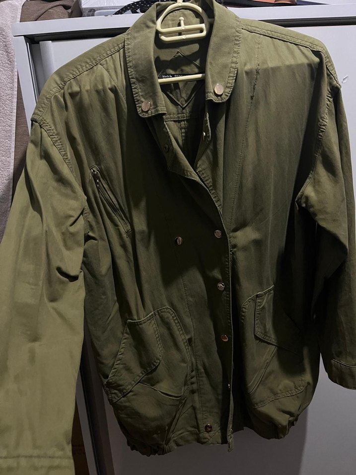 Kadın yeşil ceket - Görsel 2