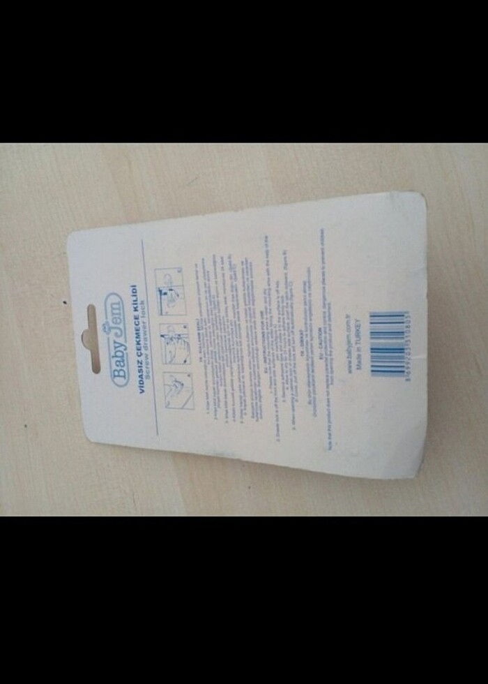 Vidasiz çekmece kilidi - Görsel 3