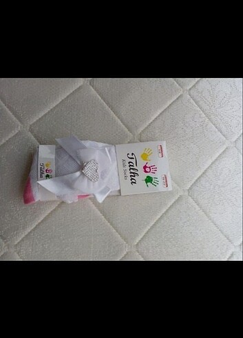 Kalp aksesuarli külotlu çorap  - Görsel 4