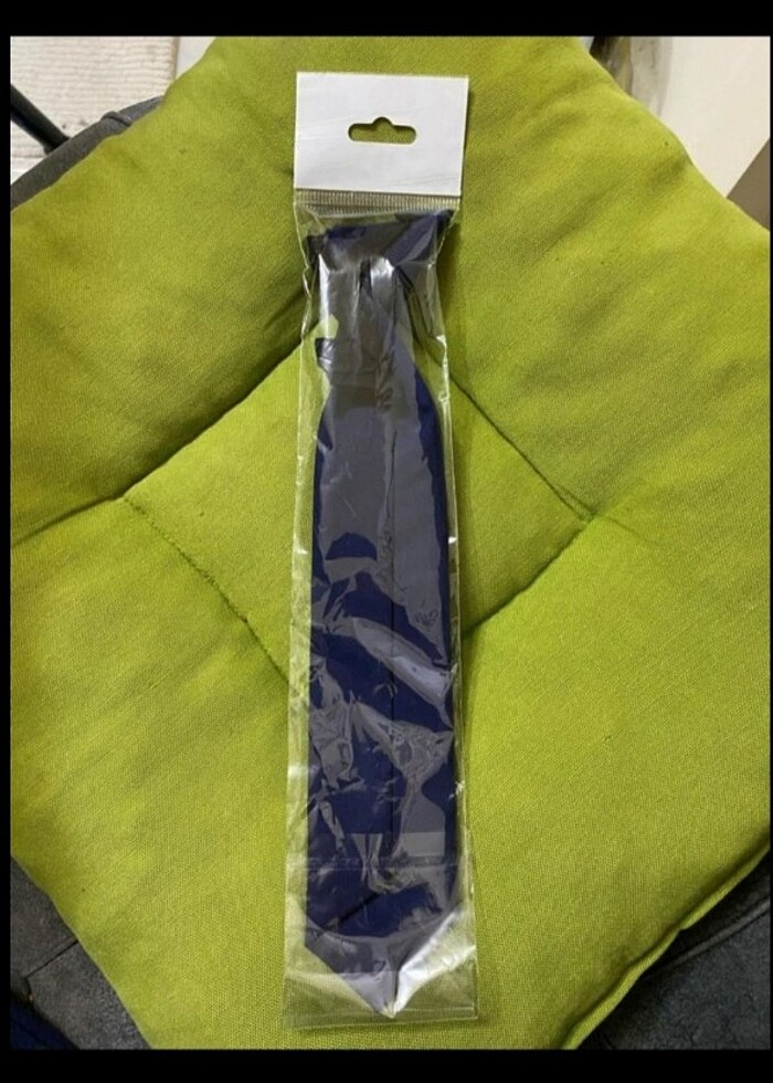 Lacivert kravat  - Görsel 3