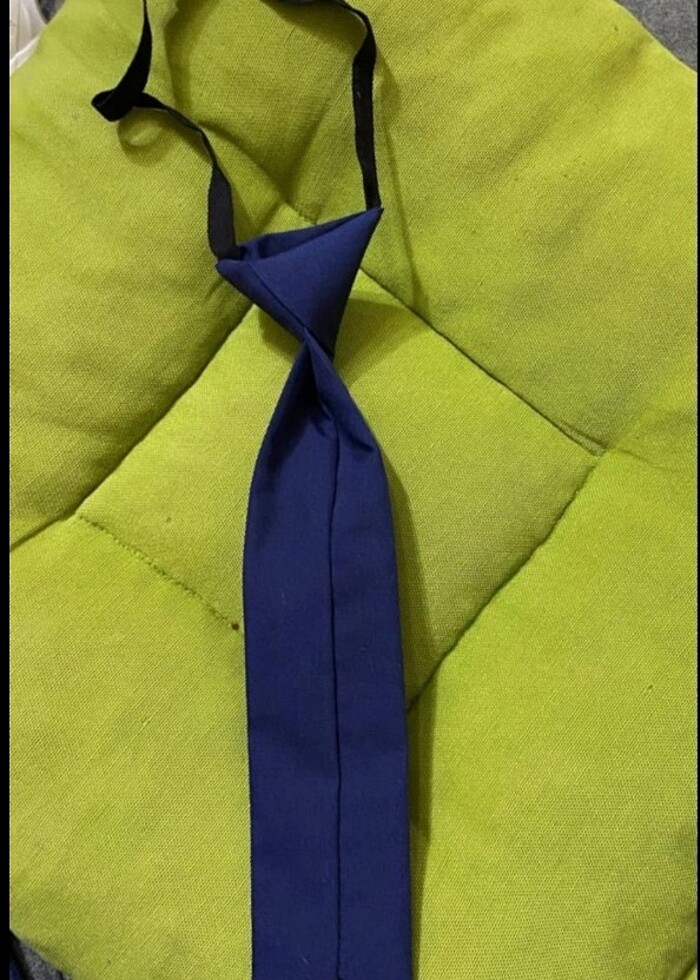 Lacivert kravat  - Görsel 4