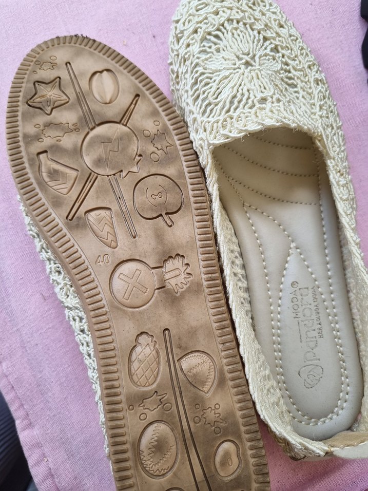 Bej Nakışlı Dantel Detaylı Kadın Espadril - Görsel 3