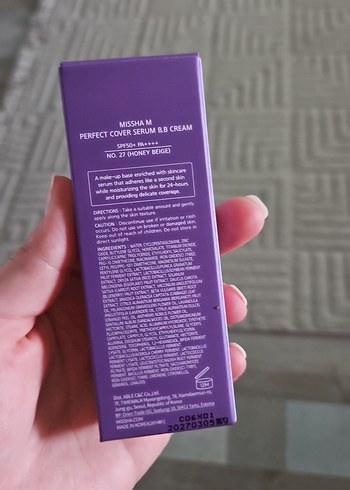 Missha Serum BB Cream No.27 Honey Beige - Görsel 4