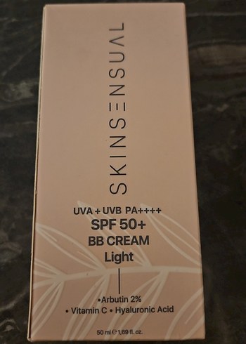 Skinsensual SPF50+ BB Krem Light 50ml - Görsel 2