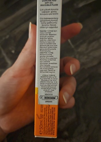 La Roche-Posay Anthelios UVmune 400 SPF 50+ Güneş Koruyucu - Görsel 3