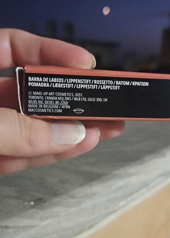  Beden MAC Mat Siyah Ruj