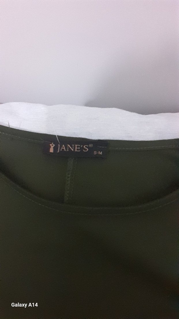 leopar Detaylı Haki Kadın Triko Elbise - Görsel 2