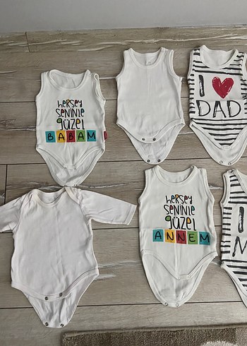 Bebek zıbın 9 adet 1 tişört - Görsel 5