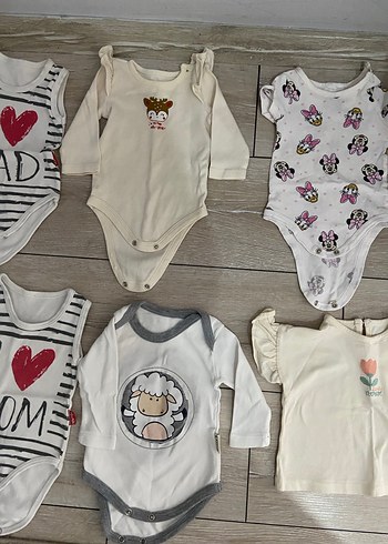 Bebek zıbın 9 adet 1 tişört - Görsel 3