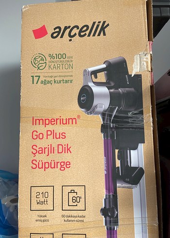 Mor Kablosuz Dikey Elektrikli Süpürge - Görsel 6