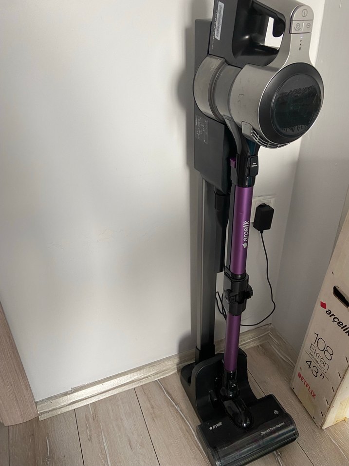 Mor Kablosuz Dikey Elektrikli Süpürge - Görsel 5