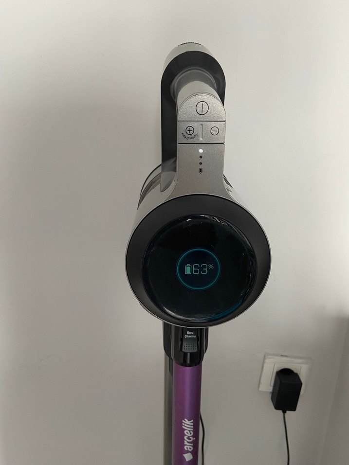 Mor Kablosuz Dikey Elektrikli Süpürge - Görsel 2