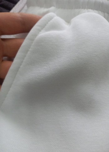 Beyaz Rahat Kesim  Eşofman - Görsel 4