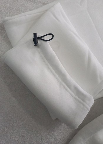 Beyaz Rahat Kesim  Eşofman - Görsel 3