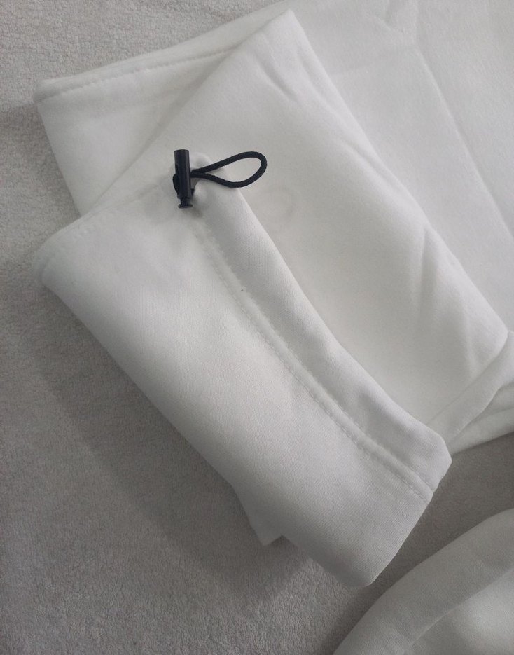 Beyaz Rahat Kesim  Eşofman - Görsel 3