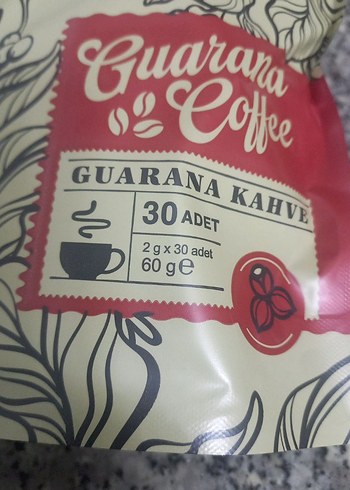 Guarana Kahve Tozu 30'lu Paket - Görsel 3